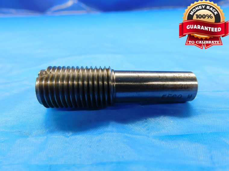 1/4 18 NPSC PIPE THREAD PLUG GAGE .25 .250 .2500 GO ONLY P.D. = .4864 CHECK - DW17470AW2