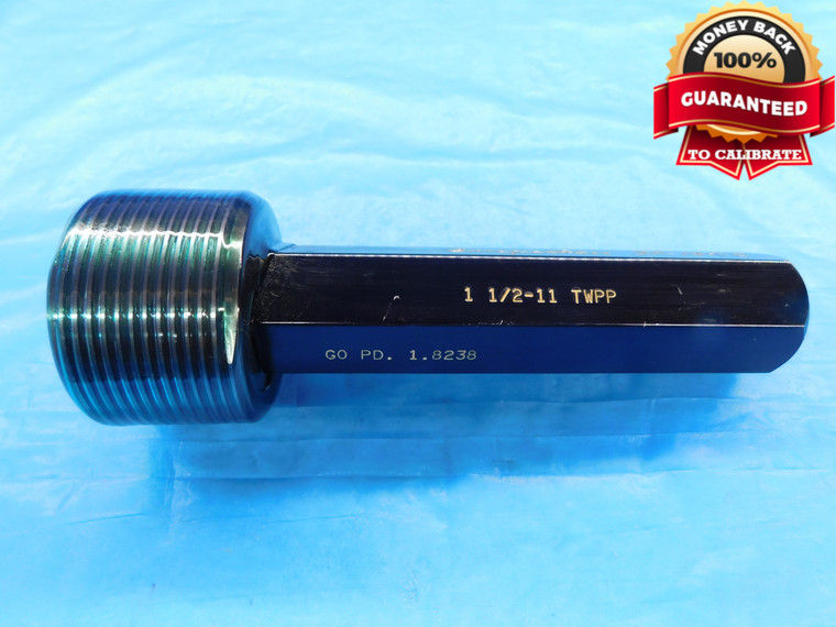 1 1/2 11 TWPP SET LEFT HAND PIPE THREAD PLUG GAGE 1.5 GO ONLY P.D. = 1.8238 L.H. - DW17484AW2