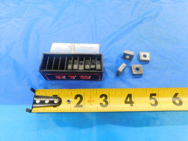 10PCS NEW RTW SNMG-433E CQ2 CARBIDE INSERTS 083877 SNMG433E SNMG 433E - AS1069RDT