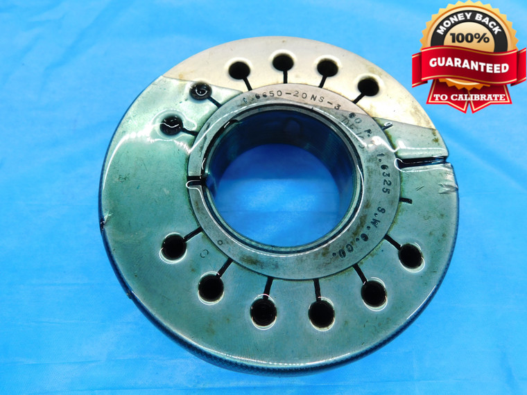 1.6650 20 NS 3 THREAD RING GAGE 1.665 GO ONLY P.D. = 1.6325 INSPECTION CHECK - DW17645RD