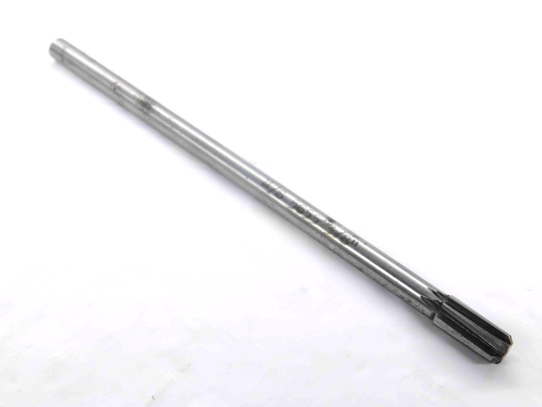 3/8 OD HSS CARBIDE TIPPED CHUCKING REAMER 6 FL .375 .3750 ONSIZE STRAIGHT SHANK - AR9215AM2