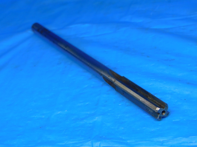 HANNIBAL .4395" O.D. HSS CARBIDE TIPPED CHUCKING REAMER 4 FL 7/16 OVERSIZE USA - AR9213AM2