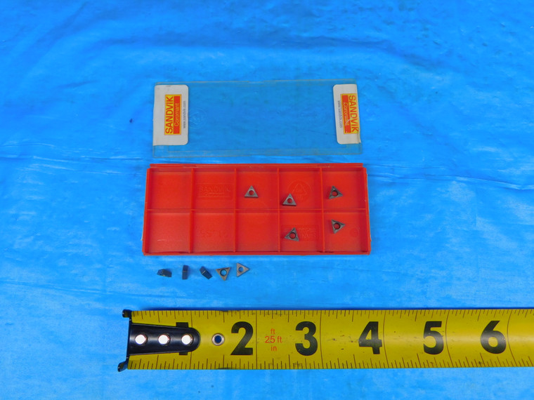 10PCS NEW SANDVIK TCMT 06 T1 04-KF 1.2(1.2)1-KF H13A CARBIDE INSERTS COROMANT - M-AR9252RDT