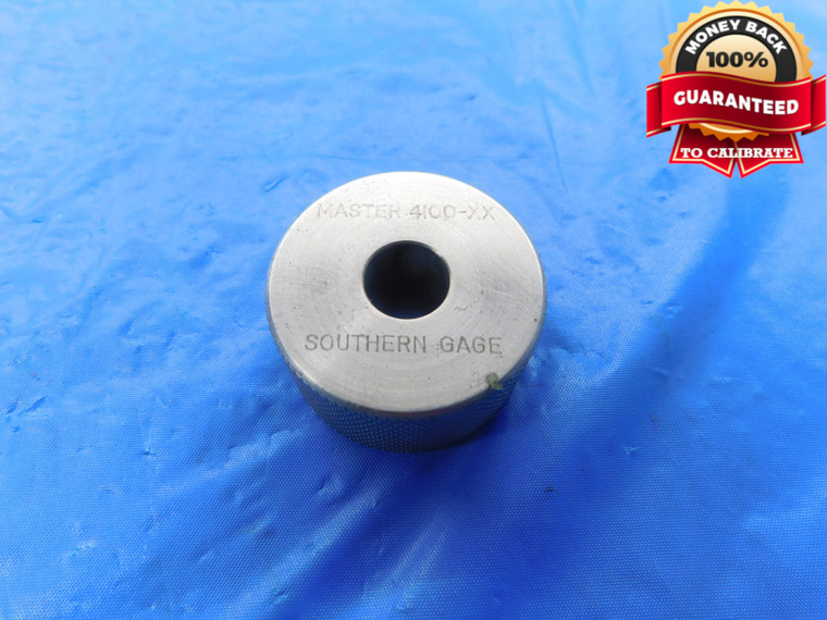 .4100 CL XX MASTER PLAIN BORE RING GAGE .4063 +.0037 13/32 10.414 mm .410 - AS1348RD