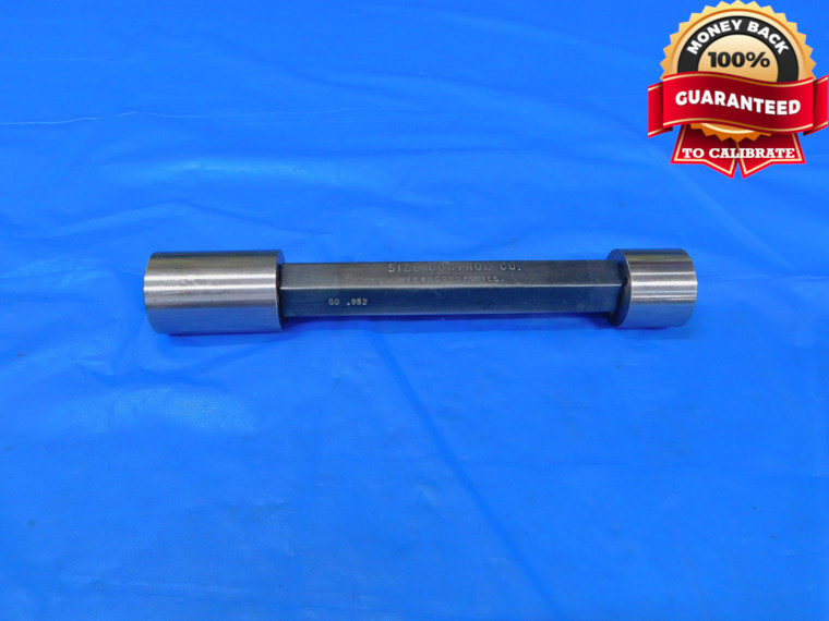 .9520 & .9540 CL X PIN PLUG GAGE GO NO GO .9531 +.0009 61/64 24 mm .952 .954 - MB9340RD