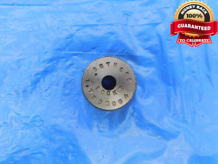 .3670 MASTER PLAIN BORE RING GAGE .3750 -.0080 UNDERSIZE 3/8 9.322 mm .367 - AS1449RD