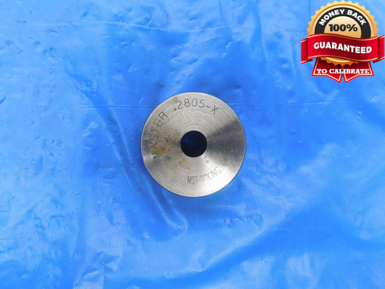 .2805 CLASS X MASTER PLAIN BORE RING GAGE .2813 -.0008 UNDERSIZE 9/32 7 mm - AS1447RD
