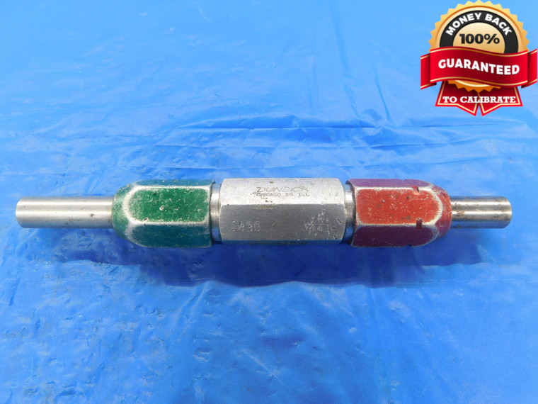 .4300 & .4410 PIN PLUG GAGE GO NO GO .4375 +.0035 OVERSIZE 7/16 11 mm .430 .441 - AS1527BB2