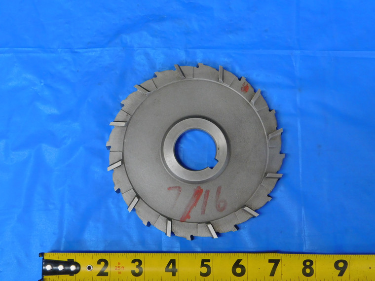 5 3/8 O.D. X 7/16 WIDTH X 1 1/4 PILOT STAGGERED TOOTH SIDE MILLING CUTTER 24 T - MB9509BJ2