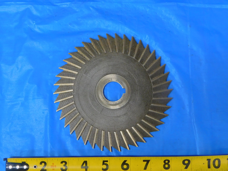 REGAL 6" O.D. X .1375" WIDTH X 1" PILOT SIDE MILLING CUTTER 42 TEETH HSS 6.0 - MB9522BJ2
