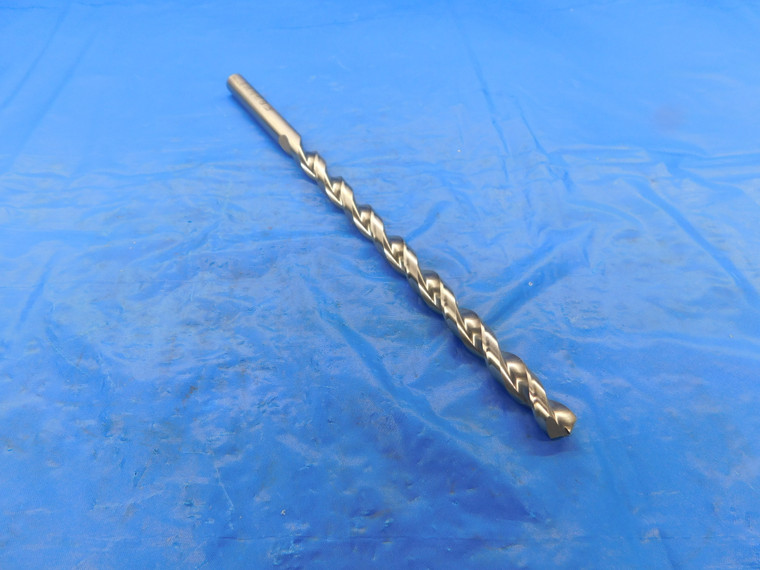 NEW PRECISION TWIST DRILL 3/8 O.D. HSS JOBBER TWIST DRILL BIT L351 6" LOC .375 - AS1582BH2