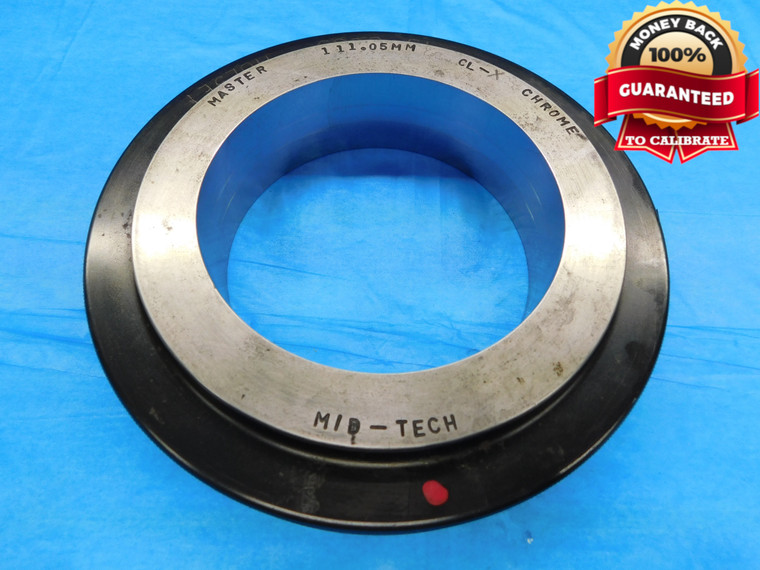 111.050 CL X MASTER PLAIN BORE RING GAGE 111.000+.050 111mm 4.3720 111.05 4.3750 - DW17934BB2