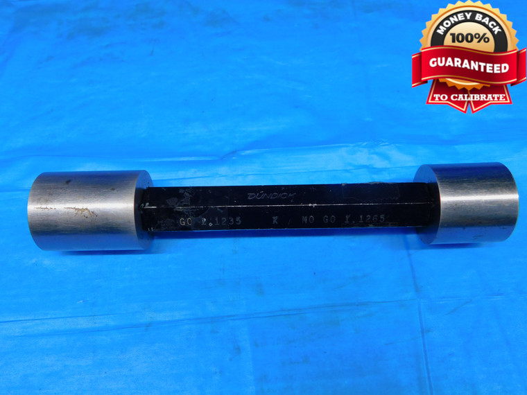 1.1235 & 1.1265 CL X PIN PLUG GAGE GO NO GO 1.1250 -.0015 1 1/8 28.613 mm - AR9534BB2