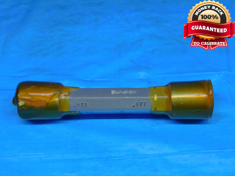 .8710 & .8770 PIN PLUG GAGE GO NO GO .8750 +.0020 OVERSIZE 7/8 22 mm .871 .877 - AR9546BB2