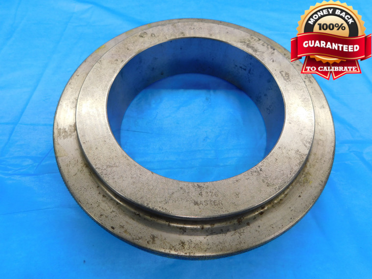 4.3760 CL Y MASTER PLAIN BORE RING GAGE 4.3750 +.0010 4 3/8 111 mm 4.376 CHECK - DW18012BB2