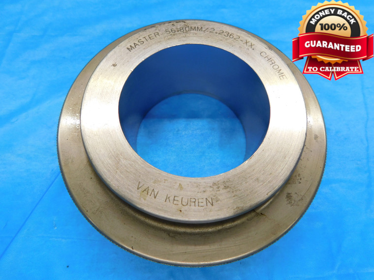 56.800 CL XX MASTER PLAIN BORE RING GAGE 57.000 -.200 57 mm 2.2362 56.80 CHROME - DW18021BB2