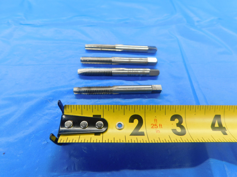 4 PCS SET 1/4 20 NC GH3 HSS TAPER, BOTTOMING, & PLUG TAPS 2 & 4 STRAIGHT FL .25 - AS1867BK2