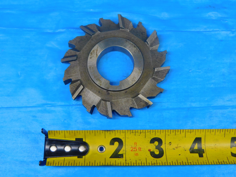 REGAL 3" O.D. X 3/8 WIDTH X 1" PILOT STAGGERED TOOTH SIDE MILLING CUTTER M2 16 T - AR9586BJ2