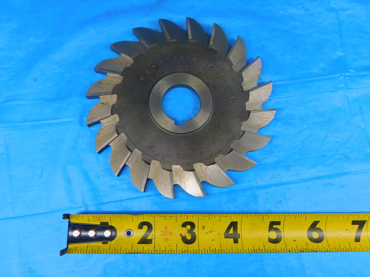 US TOOL 5" O.D. X 7mm WIDTH X 1" PILOT SIDE MILLING CUTTER 20 T HSS USA 5.0 - AR9597BJ2