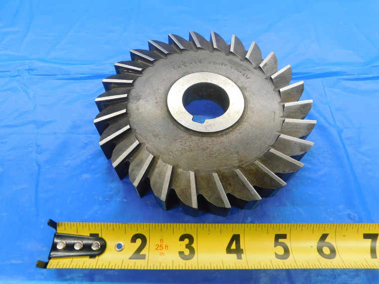 GORHAM 6" O.D. X 3/4 WIDTH X 1 1/4 PILOT SIDE MILLING CUTTER HSM1F 26 T HSS - AS1942BJ2