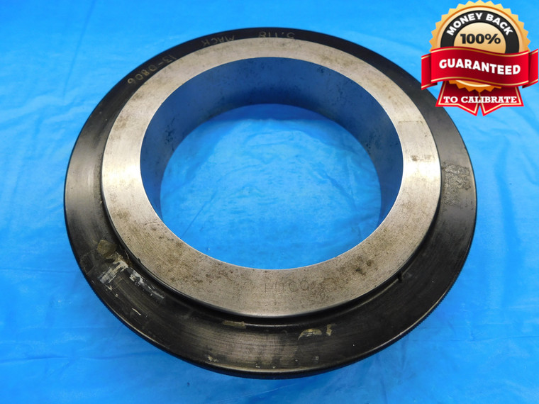 5.1180 CL X MASTER PLAIN BORE RING GAGE 5.1250 -.0070 5 1/8 130 mm 5.118 CHECK - DW18135BB2