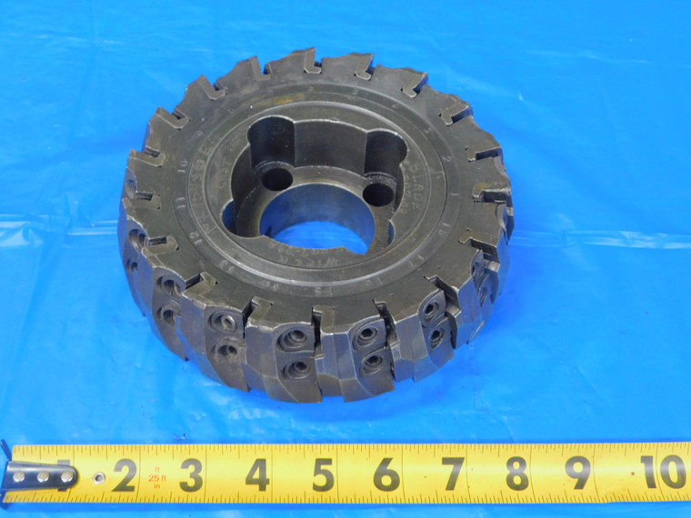 SANDVIK 160mm O.D. FACE MILL LA265.4-160M 2" PILOT 3/4 KEY HOLDS 18 INSERTS - MB9794BK2