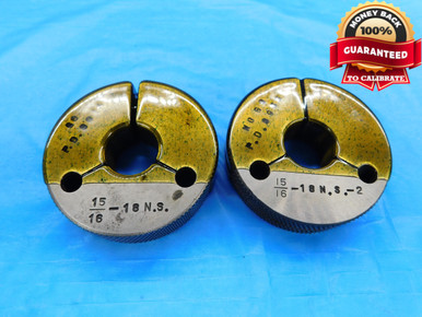 15/16 18 NS 2 Thread Ring Gage | DW18526RD | M & J Tooling LLC