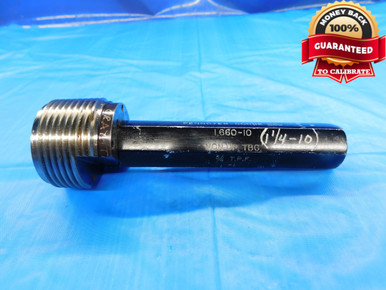 1.660 10 NON UP TBG API Thread Plug Gage | DW19163BX2 | M & J Tooling LLC