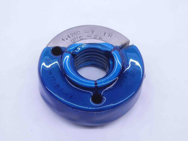 1 1/8 7 UNC 2A LEFT HAND THREAD RING GAGE 1.125 GO ONLY P.D. = 1.0300 L ...
