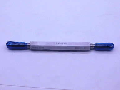 1/4 28 NS SPECIAL SET THREAD PLUG GAGE .25 .250 GO NO GO P.D.'S = .2238 ...