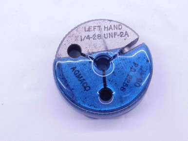 1/4 28 UNF 2A LEFT HAND THREAD RING GAGE .25 .250 GO ONLY P.D. = .2258 ...