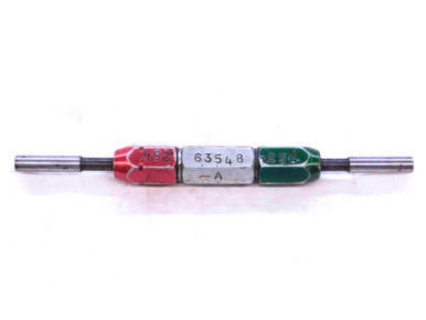 2500 Pin .2520 & .2540 PIN PLUG GAGE GO NO GO .2500 +.0020 1/4 6.401 mm .252 ...