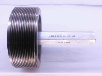5 3/4 8 UN 2A LEFT HAND SET THREAD PLUG GAGE 5.75 GO ONLY P.D. = 5.6658 ...