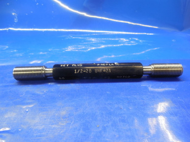 1 2 Unf 2a Preplate Set Thread Plug Gage 5 Go No Go Pd S 4650 4607 B P M J Tooling Llc