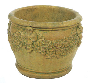 Round Dogwood Planter