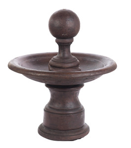 34" Plain / Medium Round Finial Fountain