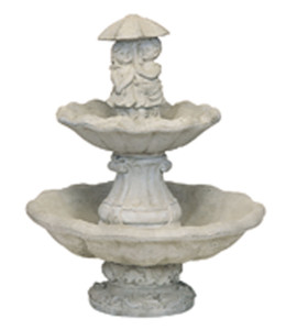 Medium 2 Tier Kids with Umbrella Fountain