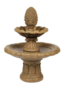 Medium Round 15" Pineapple Fountain