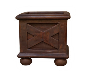 20" Estate Square Pltr w/Feet