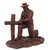 Kneeling Cowboy at Cross