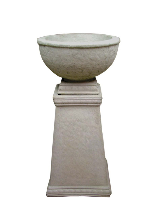 Tapered Column Pedestal Bowl