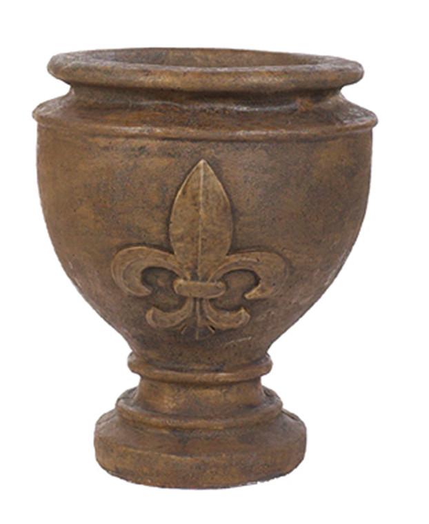 28" Fleur De Leis Urn