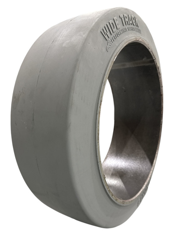 Solid Grey NON Marking Press On Forklift Tire 22x9x16