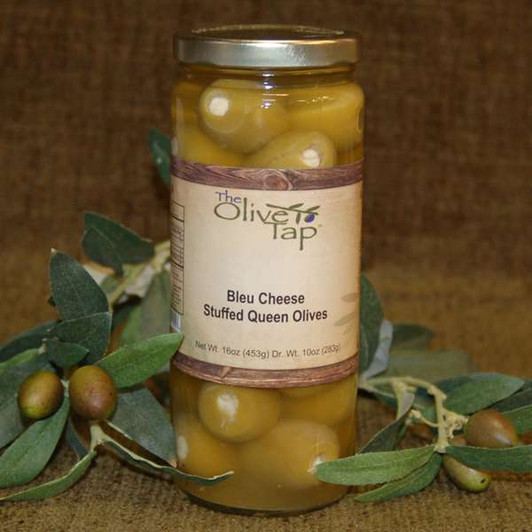 Bleu Cheese Stuffed Queen Olives from The Olive Tap
