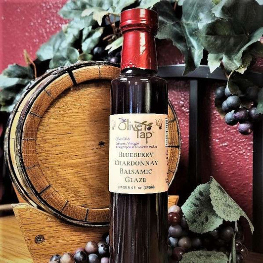 Blueberry Chardonnay Balsamic Glaze from The Olive Tap