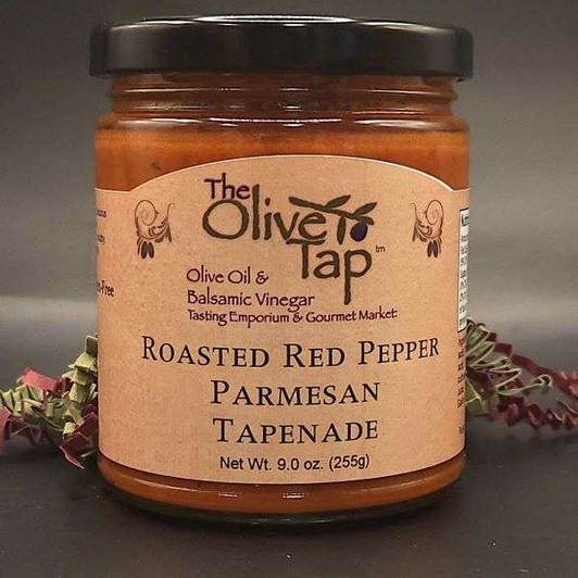 Roasted Red Pepper Parmesan Tapenade from The Olive Tap