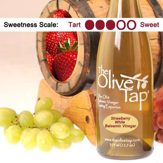 Strawberry White Balsamic Vinegar from The Olive Tap Strawberry White Balsamic Vinegar from The Olive Tap