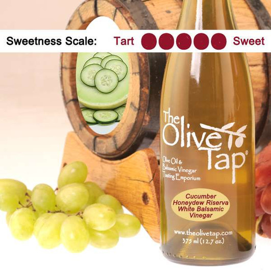 Cucumber Honeydew White Riserva Balsamic Vinegar from The Olive Tap
