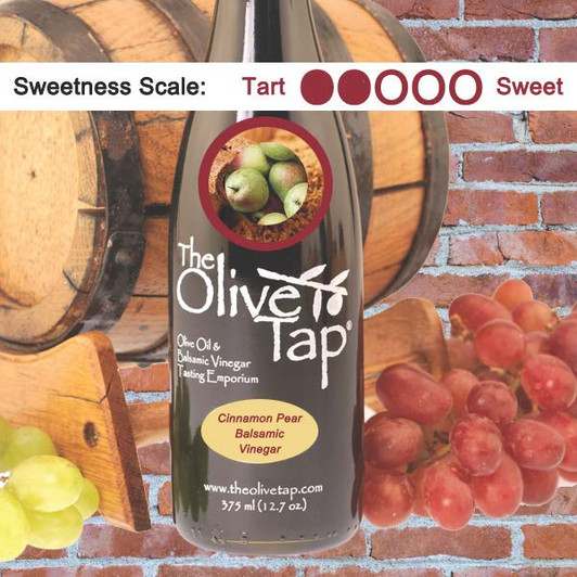 Cinnamon Pear Balsamic Vinegar from The Olive Tap Cinnamon Pear Balsamic Vinegar from The Olive Tap