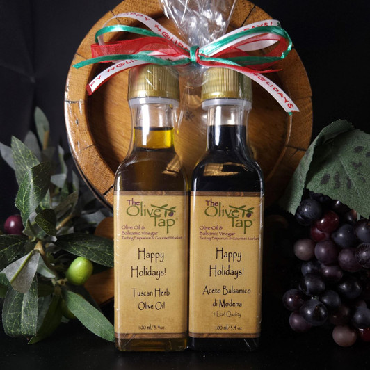Happy Holidays Oil and Vinegar Pairing from The Olive Tap